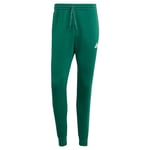 adidas Homme Essentials Fleece Regular Tapered Pants, Collegiate Green, XL Tall