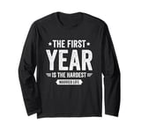 1 Year Wedding Anniversary Married Couples 1st Anniversary Long Sleeve T-Shirt