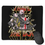 God of War I Have The Boy Customized Designs Non-Slip Rubber Base Gaming Mouse Pads for Mac,22cm×18cm， Pc, Computers. Ideal for Working Or Game