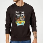 Scooby Doo Mystery Machine Heavy Metal Sweatshirt - Black - L