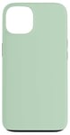 Coque pour iPhone 13 Couleur menthe vert clair simple