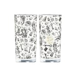 Victoria & Albert Alice in Wonderland Highball Glass Set