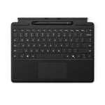 Microsoft Surface Pro Keyboard with Slim Pen | Black | Compatible with Surface Pro (11th Edition), Surface Pro 9, or Surface Pro 8