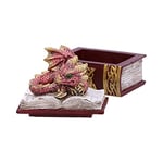 Nemesis Now U5024R0 Red Bedtime Stories Dragon Book Box, Polyresin, One Size