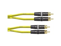 Cordial Ceon Dj Rca 0.6 Y Audio Connecting Cable [1X Rca - 1X Rca] 0.60 M Gul