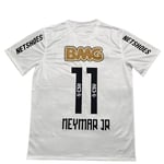 Säsong 1213 Brasilien Santos Tröja Santos Jubileumsutgåva Nr 11 Neymar Fotbollströja Vit 11 White 11 S