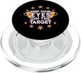 Keep Your Eyes on the Target - Darts PopSockets PopGrip for MagSafe