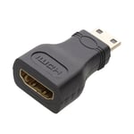 Female HDMI To Male MINI HDMI Camera/Tablet/Dashcam Adapter Changer [002085]