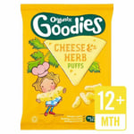 Organix Goodies Organic Cheese & Herb Puffs 15g - Pack of 2