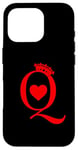 Coque pour iPhone 16 Pro Jeu de cartes à jouer Queen Of Hearts King Of Hearts