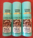 3X75ML LOREAL MAGIC RETOUCH BROWN.