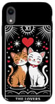 iPhone XR Tarot Card Mystic Cats | The Lovers Valentines Day Couples Case