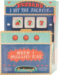 Pop Up Jackpot Slot Machine Design Husband Valentine's Day Card