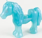 Friends LEGO Minifigure Horse Trans Blue Animal Minifig Rare