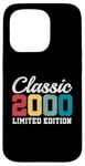 Coque pour iPhone 15 Pro 25 ans Classic 2000 Édition limitée rétro 25ème anniversaire