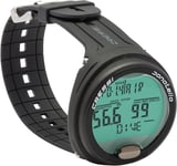 CRESSI Donatello Diving Computer - Professional Wrist Diving and Apnea Dive Computer, Black/Black, One Size, Unisex Adult