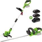 Coupe Bordure et Taille Haies sans fil 20V VITO EGO LI - VITO GARDEN - 51 cm - Lame Guide - 2 Batteries 2AH