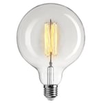 EDISON LED glob klar E27 - 100 Lumen 2200K