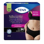 Tena Silhouette Plus Noir Taille Basse M Culotte D'Incontinence 12 pc(s)