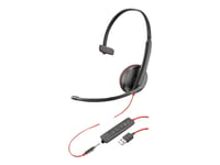 Poly Blackwire C3215 - 3200 Series - Headset - På Örat - Kabelansluten - Usb, 3,5 Mm Kontakt