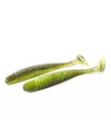 NOIKE WOBBLE SHAD 4" Välj färg GREEN PUMPKIN CHARTREUSE UV