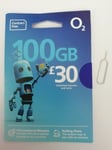 O2 PAYG Sim Card International 125GB for £30 + SIM EJECTOR PIN *NB* ZERO CREDIT