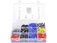 Tru Components Tc-12888372 Kabelsko-Sortiment 0.5 Mm², 0.75 Mm², 1 Mm², 1.5 Mm², 2.5 Mm², 4 Mm², 6 Mm², 10 Mm² Delvist Isoleret 1800 Stk