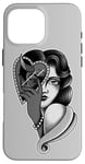 iPhone 16 Pro Max Devil is a Woman American Traditional Tattoo Flash Case