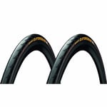 Continental GatorSkin DuraSkin Bicycle Tyres | 700 x 25C | Twin Pack / 2 Tyres