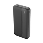 MaxLifePowerbank 20000mAh / 20W PD - HURTIG oplader - Sort