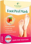 PLANTIFIQUE Masque Pied Peeling Hommes 2 PAIRES - Masque Pieds Très Secs Et Abîm