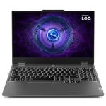 Lenovo LOQ 15IAX9 - Ordinateur Portable Gaming 15.6'' FHD 144Hz (Intel Core i5-12450HX, RAM 16Go, SSD 512Go, NVIDIA GeForce RTX 4050-6GB, Windows 11 Home) Clavier AZERTY Français - Gris Lunaire