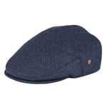 (60-61cm Navy) Villa Tweed Herringbone Flat Cap Newsboy Caps Miesten Naiset Classic Cabbie Kuljettajan hattu Baretti Miesten Golf Metsästys Ivy Hatut