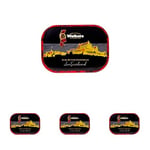 Walkers Shortbread Edinburgh Castle Keepsake Tin, 130g (Pack of 4)