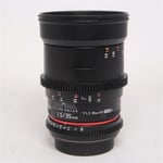 samyang Used Samyang 35mm T1.5 VDSLR AS UMC II Cine Lens Canon EF