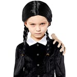 amscan 9918225 - Official Addams Family Wednesday Wig - Child Fancy Dress