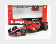 1:43 BURAGO Ferrari F1 Sf-23 #16 Season 2023 Charles Leclerc Red Black BU36836LE