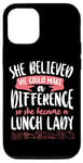 iPhone 12/12 Pro Lunch Lady Girl Female She Believed She Could Make A Case