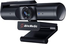 Live Streamer Cam 513 Webcam Ultra Grand Angle 4K Avec Couverture Webcam, Microphone Intégré, Plug & Play Pour Jeu, Stream, Appel Vidéo ¿ Pw513 Noir[VID064288]