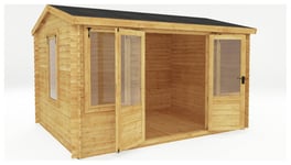 Mercia Garden Products 4m x 3m Log Cabin
