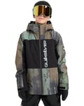 Quiksilver Veste de Snow Side Hit Block Jacket Vert 10