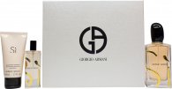 Giorgio Armani Si Gift Set 100ml EDP + 50ml Body Lotion + 15ml EDP