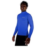 Legea Body 6 Dynamic Maillot de corps manches longues col montant Homme Bleu Royal FR : M (Taille Fabricant : M)