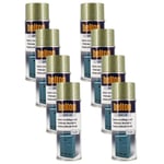 Lot de 8 bombes de peinture - Vert martelé - Belton - 400 ml