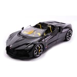 BUGATTI W16 MISTRAL CABRIOLET BLACK 1:18 Burago Auto Stradali Modellino