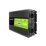 Green Cell Inverter med LCD-display för bil 12V till 230V, 2000W/4000W Ren sinus