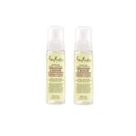 Shea Moisture Strengthen & Restore Conditioning Design Foam 7.5 oz Pack of 2