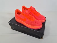 NIKE Air Force 1 Low Upstep BR Total 833123-800 Crimson Trainers AF1 BNIB UK 6