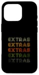 iPhone 16 Pro Love Heart Extras Tee Grunge Vintage Style Black Extras Case