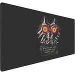 800X300X3mm XL Fashion Zelda Legend Majoras Mask-1 Mouse Pad Gamer Mousepad Large Size Pad for Mouse Laptop Computer Locking Edge Gaming Mouse Mats Thickening Anime Mouse Pad
